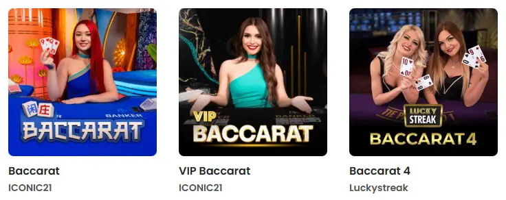 tea spins live baccarat games