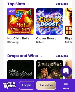tea spins download app
